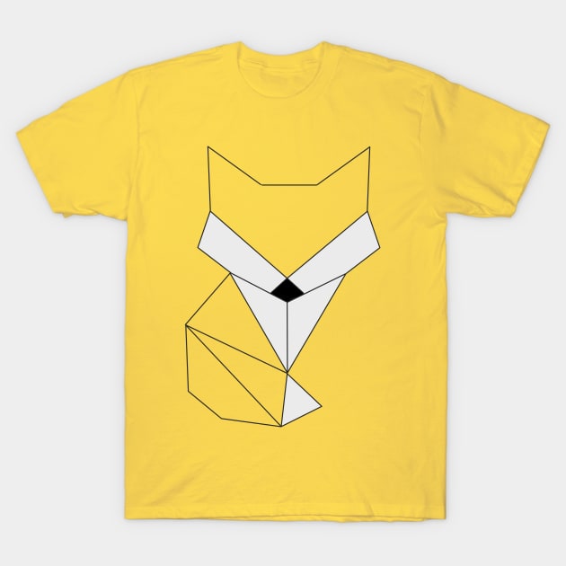 Geometric Fox T-Shirt by TheGreenside